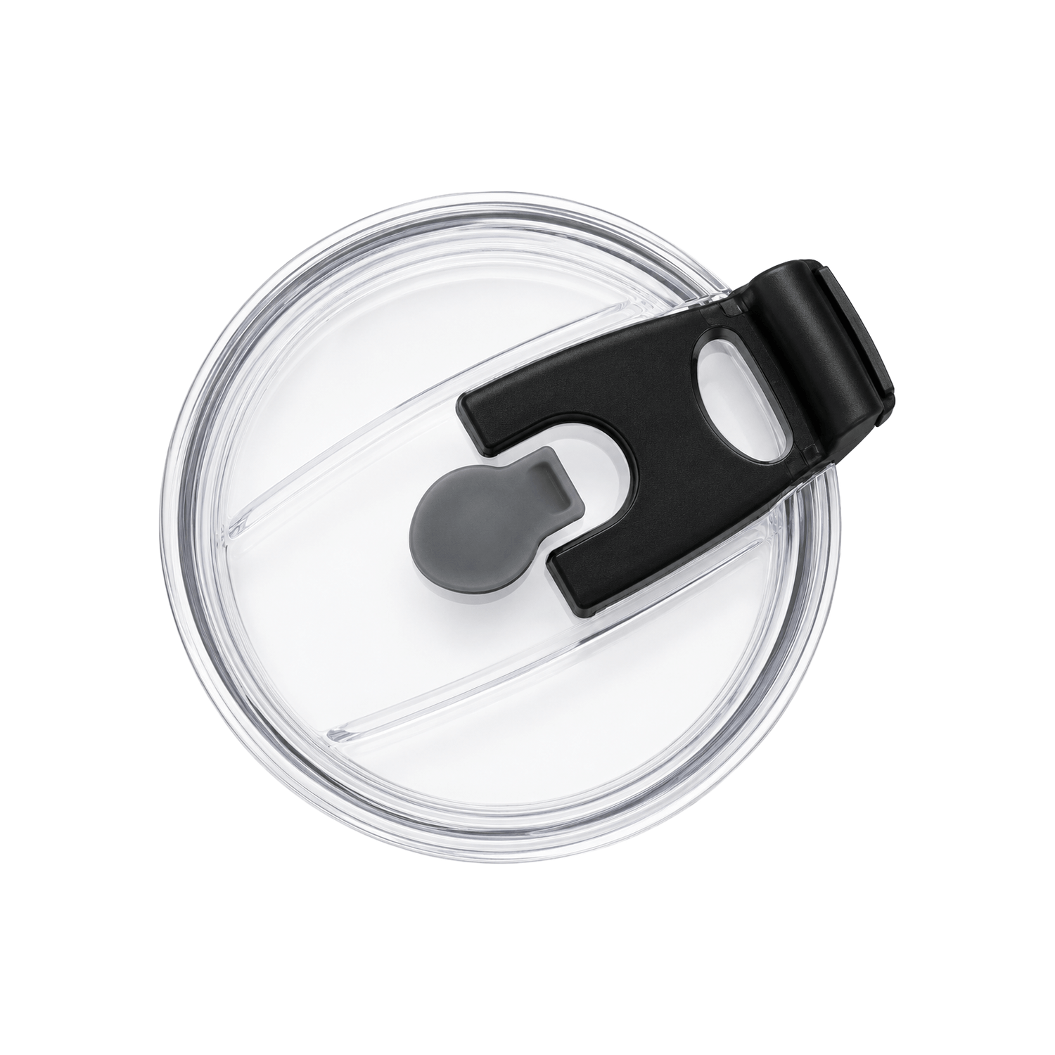 Tapa Flip con Pajilla 30oz Negro/Transparente